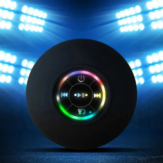 Bathroom Waterproof Wireless LED Bluetooth Speaker